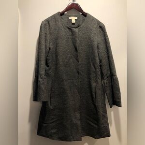 Gray Long Sleeve Coat H&M